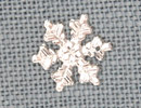 MH12037 - Medium Snowflake Crystal Bright