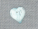 MH12069 - Medium Fluted Heart Aqua