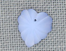 MH12071 - Frosted Starburst Heart Matte Sapphire