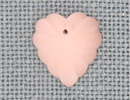 MH12072 - Frosted Starburst Heart Matte Rose