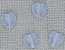 MH12089 - Med Channeled Heart Matte Sapphire