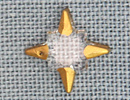 MH12108 - Crystal Star Gold Tipped