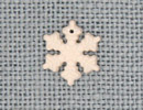 MH12161 - Small Snowflake Matte Crystal AB