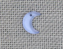 MH12186 - Sm Crescent Moon Matte lgt Sapphire