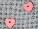 MH12241 - Petite Flat Heart Matte Rose