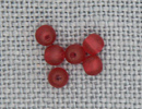 MH12269 - Round Bead Matte Fushia