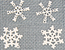 MH15001 - White Metal Snowflake