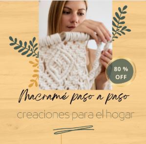 Macram� paso a paso.Creaciones para el hogar
