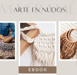 Macram�. Arte en nudos. Ebook. Gu�a paso a paso. 4 bonos