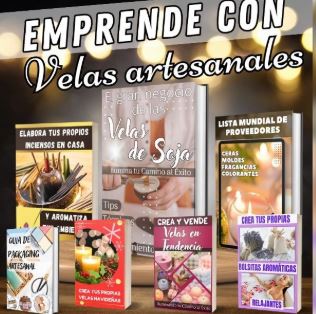 Emprende con velas artesanales