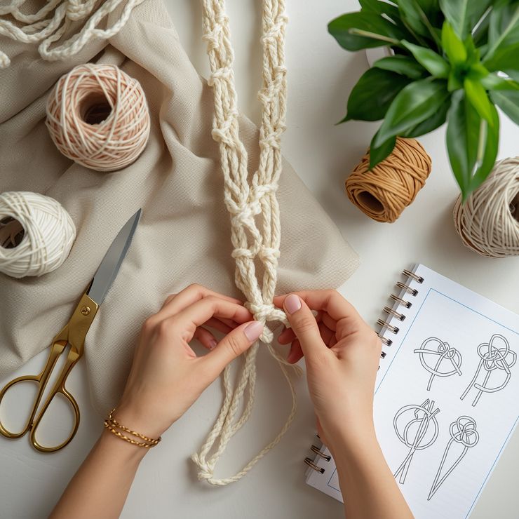 Macrame.El arte de los nudos