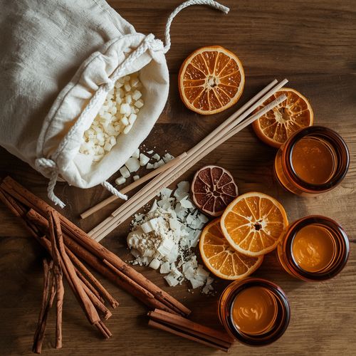 Velas artesanales decorativas