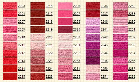 Tabla de colores marca Venus 2