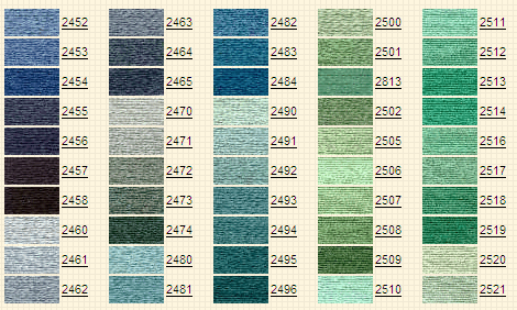 Tabla de colores marca Venus 5