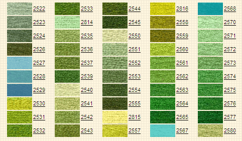Tabla de colores marca Venus 6