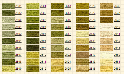 Tabla de colores marca Venus 7
