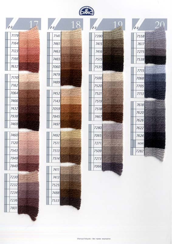 Carta de colores lanas colbert 5