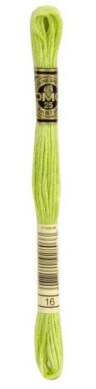 DMC Nuevos Colores. Color 16. Light Chartreuse