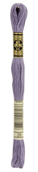 DMC Nuevos Colores. Color 28. Medium Light Eggplant