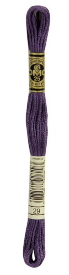DMC Nuevos Colores. Color 29. Eggplant