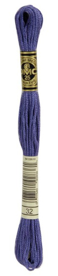 DMC Nuevos Colores. Color 32. Dark Blueberry