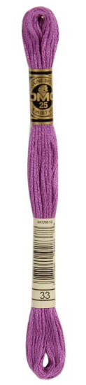 DMC Nuevos Colores. Color 33. Fuchsia
