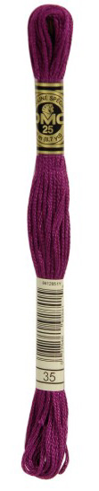 DMC Nuevos Colores. Color 35. Very Dark Fuchsia