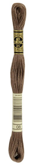 DMC Nuevos Colores. Color 8. Dark Driftwood