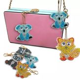 Kit llavero diamante animalitos