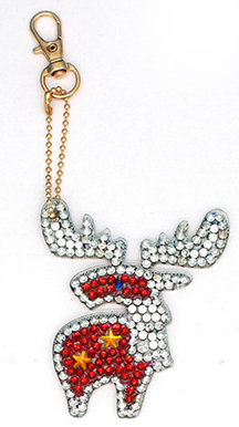 Comprar Kit Llavero Punto de Cruz Diamante Ciervo_1