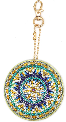 Comprar Kit Llavero Punto de Cruz Diamante Mandala_4