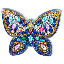 Comprar Kit Llavero Punto de Cruz Diamante Mariposa_2