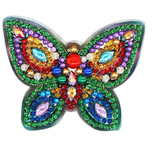 Comprar Kit Llavero Punto de Cruz Diamante Mariposa_3