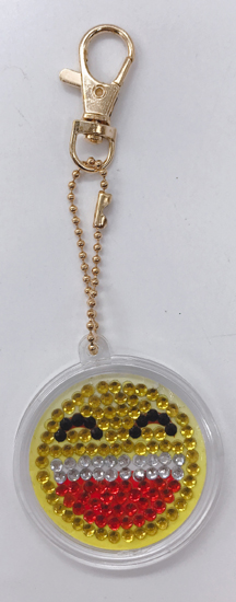Comprar Kit Llavero Punto de Cruz Diamante Smiley_2