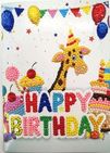 Kit tarjeta diamante cumpleaos jirafa